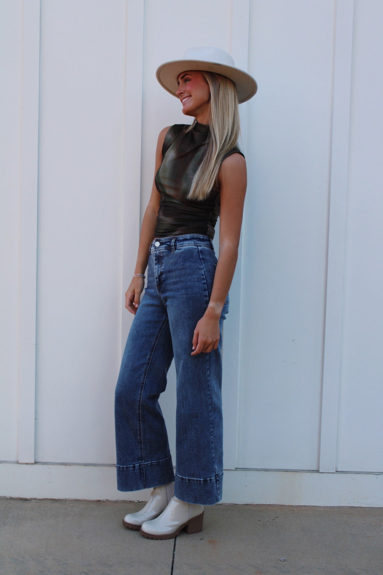 Tanyard Mock Neck Top — Multi