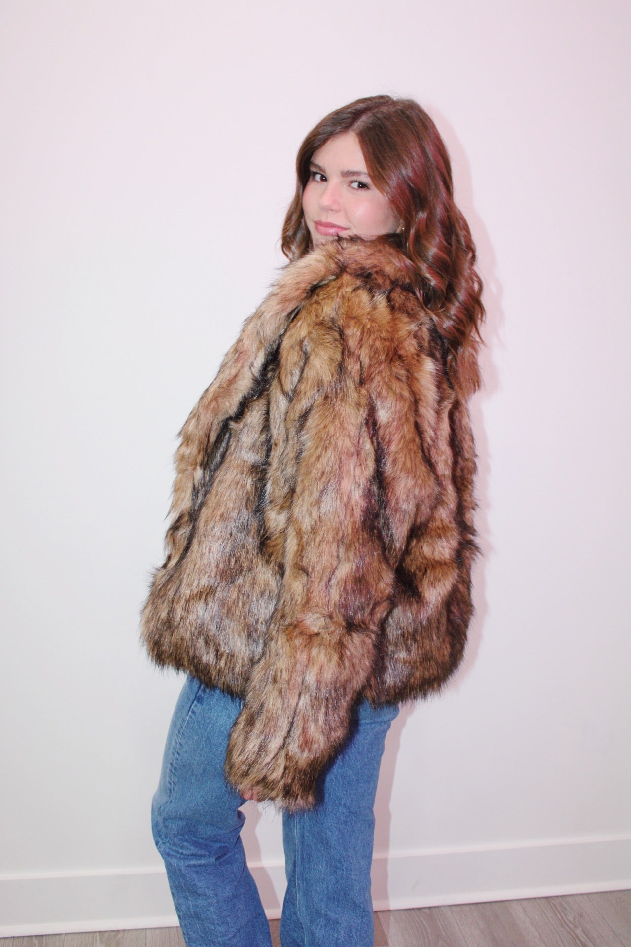 Apres Fur Jacket — Brown
