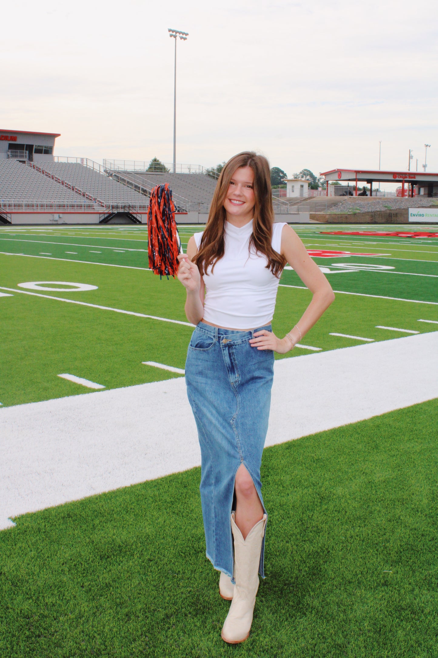 Nashville Maxi Skirt — Denim