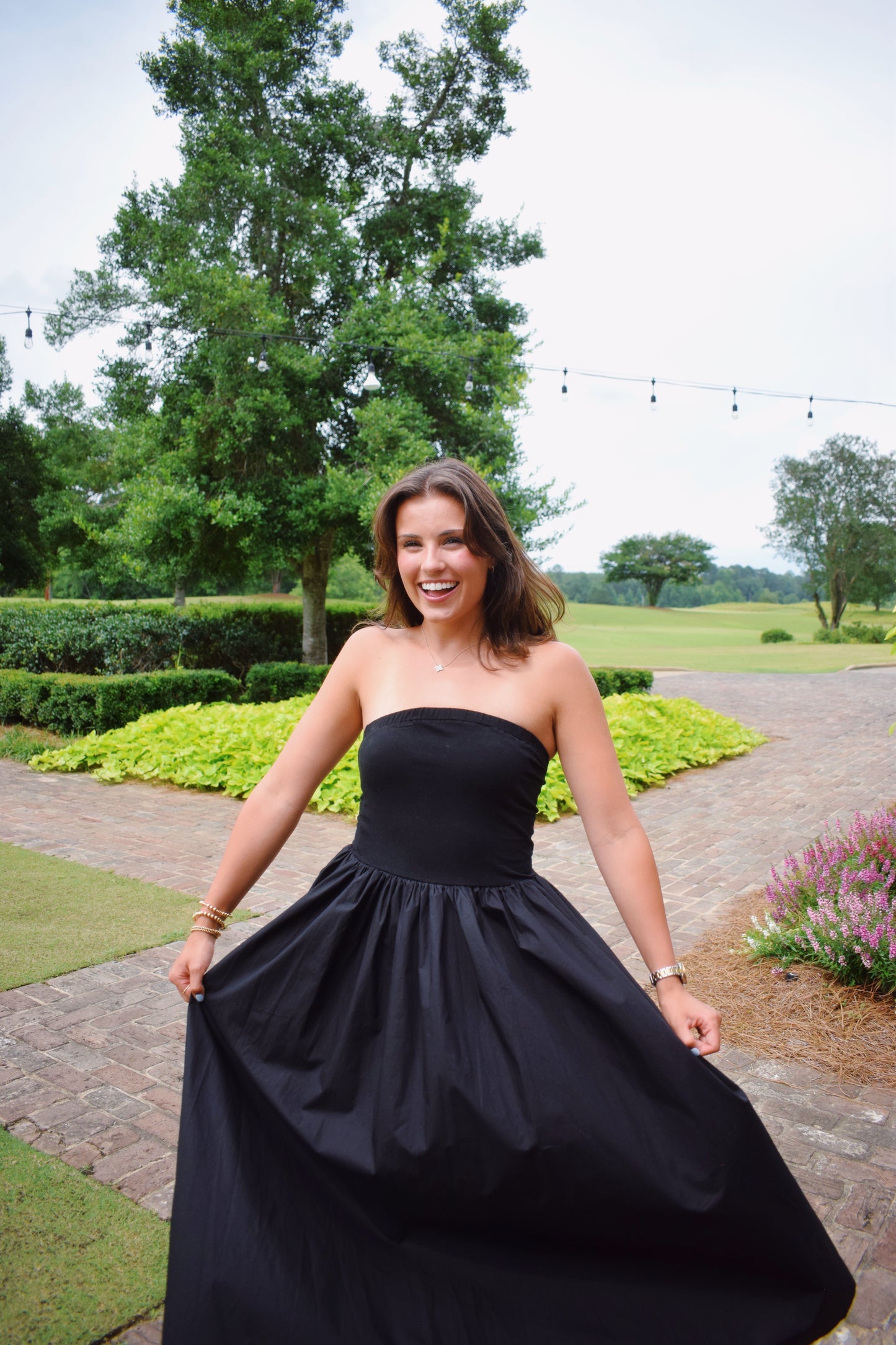 Uptown Girl Maxi Dress — Black